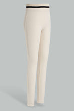 Load image into Gallery viewer, Redtag-Beige-Rib-Leggings-Category:Leggings,-Colour:Beige,-Filter:Senior-Girls-(9-to-14-Yrs),-GSR-Leggings,-New-In,-New-In-GSR,-Non-Sale,-S22D,-Section:Kidswear,-TBL-Senior-Girls-
