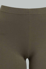 Load image into Gallery viewer, Redtag-Olive-Basic-Leggings-Leggings-Senior-Girls-9 to 14 Years