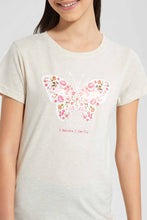 Load image into Gallery viewer, Redtag-Beige-Basic-T-Shirt-Category:T-Shirts,-Colour:Beige,-Filter:Senior-Girls-(9-to-14-Yrs),-GSR-T-Shirts,-New-In,-New-In-GSR,-Non-Sale,-S22D,-Section:Kidswear,-TBL-Senior-Girls-9 to 14 Years