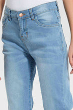 Load image into Gallery viewer, Redtag-Light-Wash-Flared-Skinny-Jeans-Category:Jeans,-Colour:Light-Wash,-Filter:Senior-Girls-(9-to-14-Yrs),-GSR-Jeans,-New-In,-New-In-GSR,-Non-Sale,-S22D,-Section:Kidswear-Senior-Girls-9 to 14 Years