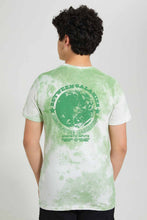 تنزيل الصورة على معرض الصور، Redtag-Green-Bsr-Tye-Dye-Tee-Embellished-T-Shirts-Senior-Boys-9 to 14 Years