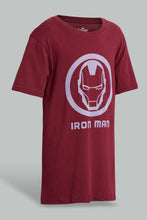 تنزيل الصورة على معرض الصور، Redtag-Maroon-Ironman-Tee-BSR-T-Shirts,-Category:T-Shirts,-Colour:Maroon,-Filter:Senior-Boys-(9-to-14-Yrs),-New-In,-New-In-BSR,-Non-Sale,-S22D,-Section:Kidswear,-TBL-Senior-Boys-9 to 14 Years