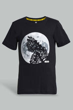 تنزيل الصورة على معرض الصور، Redtag-Black-Batman-Tee-Graphic-T-Shirts-Senior-Boys-9 to 14 Years