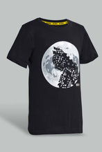 تنزيل الصورة على معرض الصور، Redtag-Black-Batman-Tee-Graphic-T-Shirts-Senior-Boys-9 to 14 Years
