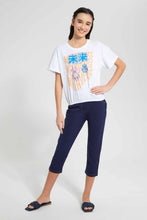 Load image into Gallery viewer, Redtag-White-Casual-T-Shirt-Category:T-Shirts,-Colour:White,-Filter:Senior-Girls-(9-to-14-Yrs),-GSR-T-Shirts,-New-In,-New-In-GSR,-Non-Sale,-S22D,-Section:Kidswear,-TBL-Senior-Girls-9 to 14 Years