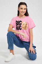 Load image into Gallery viewer, Redtag-Yellow-Casual-T-Shirt-Category:T-Shirts,-Colour:Yellow,-Filter:Senior-Girls-(9-to-14-Yrs),-GSR-T-Shirts,-New-In,-New-In-GSR,-Non-Sale,-S22D,-Section:Kidswear,-TBL-Senior-Girls-9 to 14 Years