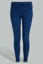 Load image into Gallery viewer, Redtag-Grey-Acid-Wash-Jegging-Jeggings-Women's-