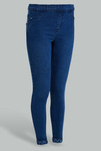 Load image into Gallery viewer, Redtag-Grey-Acid-Wash-Jegging-Jeggings-Women's-
