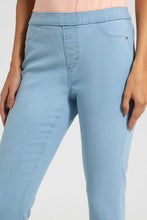 Load image into Gallery viewer, Redtag-Blue-Acid-Wash-Jegging-Jeggings-Women's-