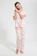 Load image into Gallery viewer, Pink Bunny Pajama Set (2 Piece)