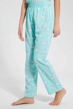 Load image into Gallery viewer, Blue Bunny Pajama Set (2 Piece)