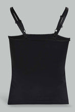 Load image into Gallery viewer, Redtag-Black-X-Black-Vest-(2Pack)-Vests-Senior-Girls-9 to 14 Years