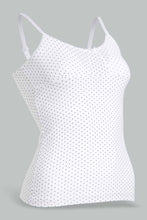 تنزيل الصورة على معرض الصور، Redtag-Pink-X-White/Black-Polka-Dots-(2Pcs)-Vests-Senior-Girls-9 to 14 Years