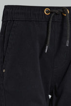Load image into Gallery viewer, Redtag-Black-Twill-Jogger-Pants-Jogger-Fit-Infant-Boys-3 to 24 Months