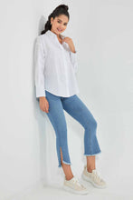 Load image into Gallery viewer, Redtag-White-Poplin-Oversize-Shirt-Casual-Shirts-Women's-