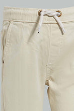 Load image into Gallery viewer, Redtag-Ecru-Twill-Jogger-Pants-Jogger-Fit-Infant-Boys-3 to 24 Months