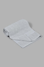 Load image into Gallery viewer, Redtag-Light-Grey-Textured-Cotton-Hand-Towel-Category:Towels,-Colour:Grey,-Filter:Home-Bathroom,-HMW-BAC-Tow-Towels,-New-In,-New-In-HMW-BAC,-Non-Sale,-S22C,-Section:Homewares-Home-Bathroom-
