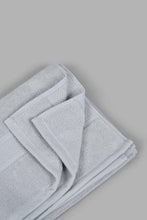 Load image into Gallery viewer, Redtag-Light-Grey-Textured-Cotton-Hand-Towel-Category:Towels,-Colour:Grey,-Filter:Home-Bathroom,-HMW-BAC-Tow-Towels,-New-In,-New-In-HMW-BAC,-Non-Sale,-S22C,-Section:Homewares-Home-Bathroom-