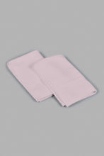 Load image into Gallery viewer, Redtag-Pink-Textured-Cotton-Face-Towel-Set-(2-Piece)-Category:Towels,-Colour:Pink,-Filter:Home-Bathroom,-HMW-BAC-Tow-Towels,-New-In,-New-In-HMW-BAC,-Non-Sale,-S22C,-Section:Homewares-Home-Bathroom-