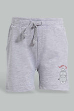 Load image into Gallery viewer, Redtag-Navy-And-Grey-Applique-Casual-Set-(2-Pack)-Sets-Infant-Boys-3 to 24 Months