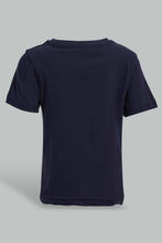Load image into Gallery viewer, Redtag-Navy-And-Grey-Applique-Casual-Set-(2-Pack)-Sets-Infant-Boys-3 to 24 Months