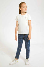 Load image into Gallery viewer, Redtag-Assorted-2-Pack-T-Shirt-Graphic-T-Shirts-Girls-2 to 8 Years