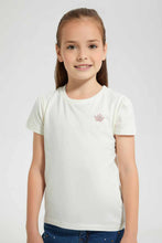 Load image into Gallery viewer, Redtag-Assorted-2-Pack-T-Shirt-Graphic-T-Shirts-Girls-2 to 8 Years