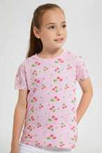 Load image into Gallery viewer, Redtag-Assorted-2-Pack-T-Shirt-Graphic-T-Shirts-Girls-2 to 8 Years