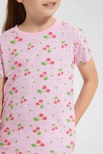 Load image into Gallery viewer, Redtag-Assorted-2-Pack-T-Shirt-Graphic-T-Shirts-Girls-2 to 8 Years
