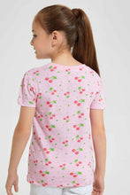 Load image into Gallery viewer, Redtag-Assorted-2-Pack-T-Shirt-Graphic-T-Shirts-Girls-2 to 8 Years