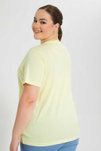 تنزيل الصورة على معرض الصور، Redtag-Yellow-Tweety-T-Shirt-Graphic-T-Shirts-Women's-