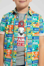 تنزيل الصورة على معرض الصور، Redtag-Mint-Paw-Patrol-Shirt-And-T-Shirt-Set-Casual-Shirts-Boys-2 to 8 Years