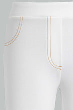 Load image into Gallery viewer, Redtag-White-Capri-Jeggings-Category:Jeggings,-Colour:White,-Filter:Senior-Girls-(9-to-14-Yrs),-GSR-Jeggings,-New-In,-New-In-GSR,-Non-Sale,-S22D,-Section:Kidswear,-TBL-Senior-Girls-