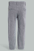 Load image into Gallery viewer, Redtag-Grey-Pull-On-Half-Rib-Casual-Trs-Pull-On-Trousers-Infant-Boys-3 to 24 Months
