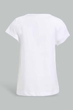 تنزيل الصورة على معرض الصور، Redtag-White-Palm-Print-Placement-Print-T-Shirt-Graphic-T-Shirts-Infant-Girls-3 to 24 Months