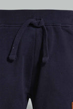 Load image into Gallery viewer, Redtag-White-Printed-And-Navy-Active-Shorts-(2-Pack)-Active-Shorts-Infant-Boys-3 to 24 Months