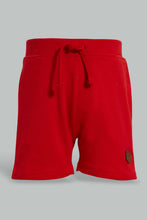 Load image into Gallery viewer, Redtag-Grey-And-Red-Active-Shorts-(2-Pack)-Active-Shorts-Infant-Boys-3 to 24 Months
