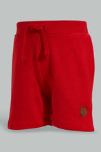 Load image into Gallery viewer, Redtag-Grey-And-Red-Active-Shorts-(2-Pack)-Active-Shorts-Infant-Boys-3 to 24 Months