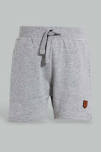 Load image into Gallery viewer, Redtag-Grey-And-Red-Active-Shorts-(2-Pack)-Active-Shorts-Infant-Boys-3 to 24 Months