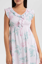 Load image into Gallery viewer, Redtag-Ivory-Printed-Nightgown-Nightgowns-Women's-