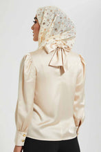 Load image into Gallery viewer, Redtag-Mint-Satin-Neck-Detail-Blouse-Blouses-Women's-