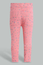 Load image into Gallery viewer, Redtag-Multi-Colour-2Pcs-Pack-Jegging-Jeggings-Infant-Girls-3 to 24 Months