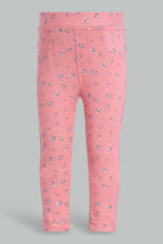 Load image into Gallery viewer, Redtag-Multi-Colour-2Pcs-Pack-Jegging-Jeggings-Infant-Girls-3 to 24 Months