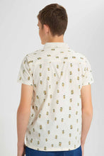 Load image into Gallery viewer, Redtag-Beige-Cactus-Aop-Shirt-BSR-Shirts,-Category:Shirts,-Colour:Beige,-Filter:Senior-Boys-(9-to-14-Yrs),-New-In,-New-In-BSR,-Non-Sale,-S22D,-Section:Kidswear--