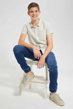 Load image into Gallery viewer, Redtag-Beige-Plain-Shirt-BSR-Shirts,-Category:Shirts,-Colour:Beige,-Filter:Senior-Boys-(9-to-14-Yrs),-New-In,-New-In-BSR,-Non-Sale,-S22D,-Section:Kidswear--