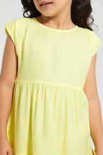 تنزيل الصورة على معرض الصور، Redtag-Grey-Twill-Tiered-Dress-Dresses-Girls-2 to 8 Years