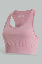 Load image into Gallery viewer, Redtag-Pink-Sports-Bra-Category:T-Shirts,-Colour:Apricot,-Filter:Women's-Clothing,-New-In,-New-In-Women,-Non-Sale,-S22D,-Section:Women,-Women-T-Shirts-Women's-