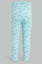 Load image into Gallery viewer, Redtag-Mint-Aop-Legging-Leggings-Infant-Girls-3 to 24 Months