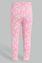 Load image into Gallery viewer, Redtag-Pink-Aop-Legging-Leggings-Infant-Girls-3 to 24 Months