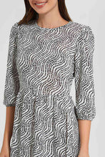 Load image into Gallery viewer, Redtag-White-With-Black-Polka-Dot-Tiered-Midi-Dress-Category:Dresses,-Colour:Assorted,-Filter:Women's-Clothing,-New-In,-New-In-Women,-Non-Sale,-S22D,-Section:Women,-Women-Dresses-Women's-
